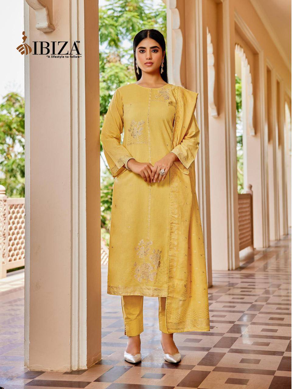 Ibiza khanak jinaam Wholesale dress material shops in Mumbai